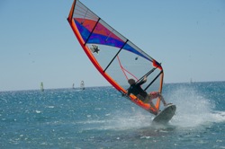 Prasonisi - Rhodes. Windsurfing Pro Coaching Clinics with Jem Hall.